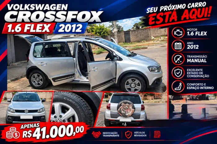 Volkswagen Crossfox 1.6 MI Total Flex 8V 5P 2012