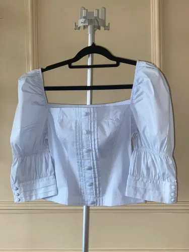 blusa sublimini azul claro m