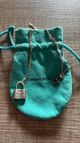 Corrente e pingente cadeado Tiffany & Co
