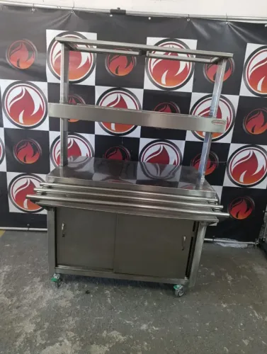 GABINETE E PRATELEIRAS NEUTRAS 2 portas de corres <br>Ideal para restaurantes, lanchonetes