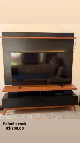 Painel + Rack de tv