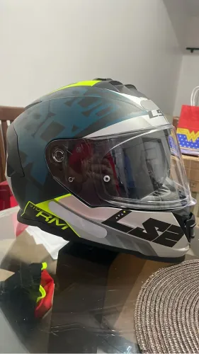 Capacete ls2 storm c viseira solar interna 