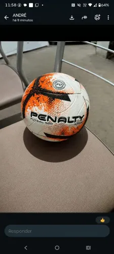 Bola de futsal usada excelente