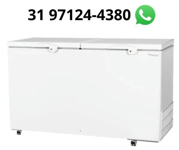 Freezer Horizontal 503 Litros Tampa Cega Novo