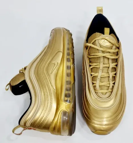 Nike Air Max 97 Olympic Gold, Edição Limitada, Usado 2x, Tam. 41