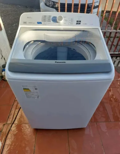 Máquina De Lavar Panasonic Função 16kg Branco NA-F160B5WA<br>SEMI NOVA!