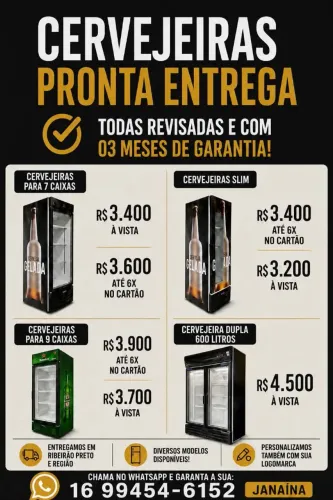 Cervejeiras PRONTA ENTREGA E COM GARANTIA!