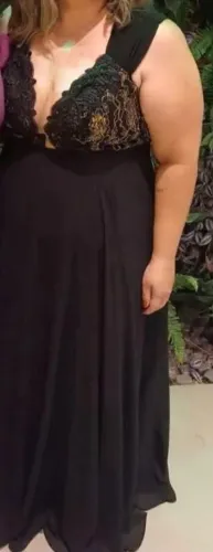 Vestido festa pluz size