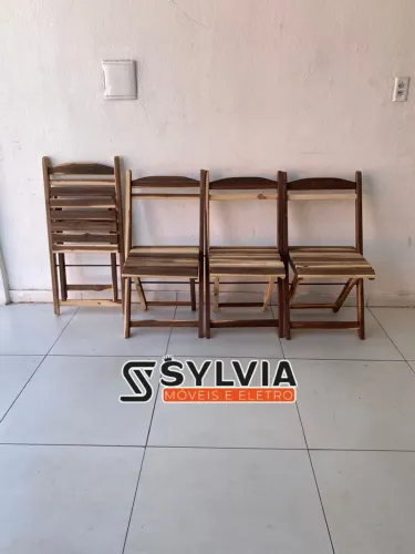 CADEIRAS DOBRÁVEIS SEM VERNIZ