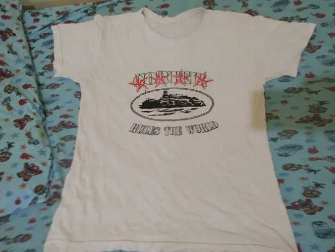 blusa corteiz branca, tamanho G