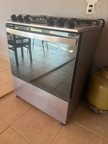 Fogão Brastemp 5 Bocas Inox BFS5GCRRNA