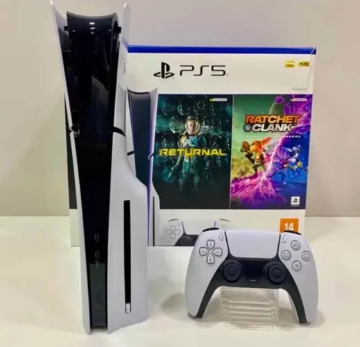 PS5 SLIM 1TB COM LEITOR - PRA SAIR HOJE!