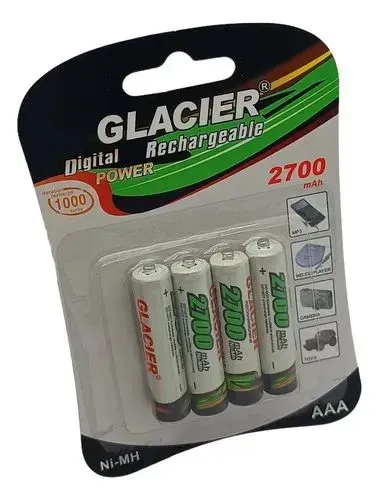 Glaciar Digital Recarregável AAA