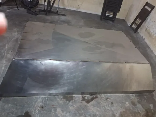 Coifa 2,30m por 1,20m Inox