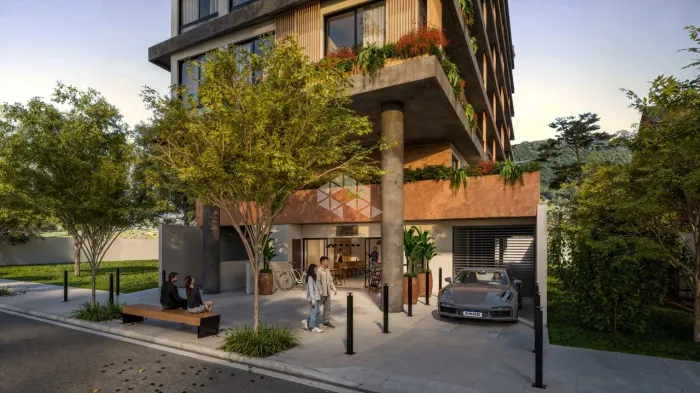 LOJA COMERCIAL 88M² COM VAGA EM EMPREENDIMENTO MODERNO EM SANTO ANTÔNIO DE LISBOA FLORIANÓ