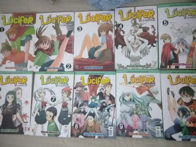Lúcifer e o Martelo mangá coleção completa volumes 1 ao 10