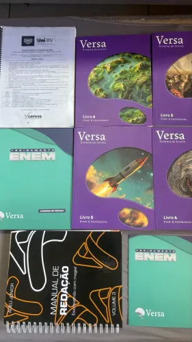 Vende se livro cursinho enem e vestibulares VERSA