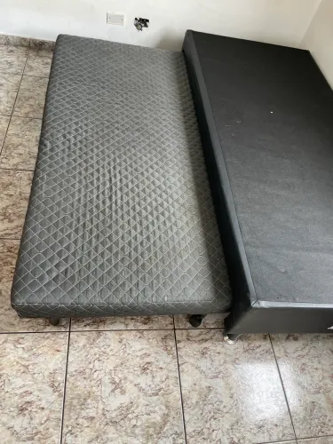 Cama Box Solteiro com Cama Auxiliar 