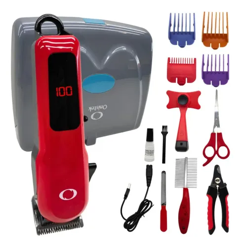 Máquina De Tosa Cães e Gatos Kit Profissional 