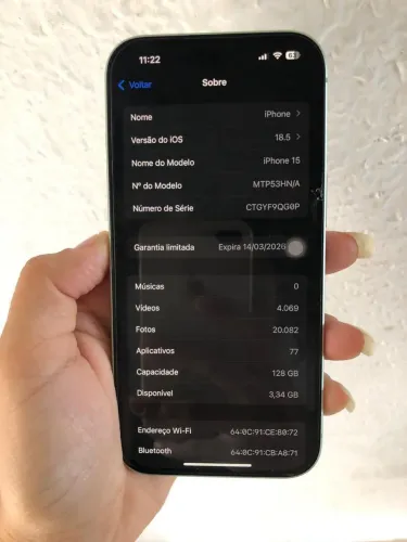 Vendo iPhone 15, 128g