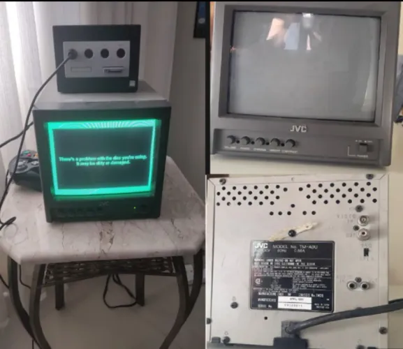 Tv JVC PVM 9" - raro