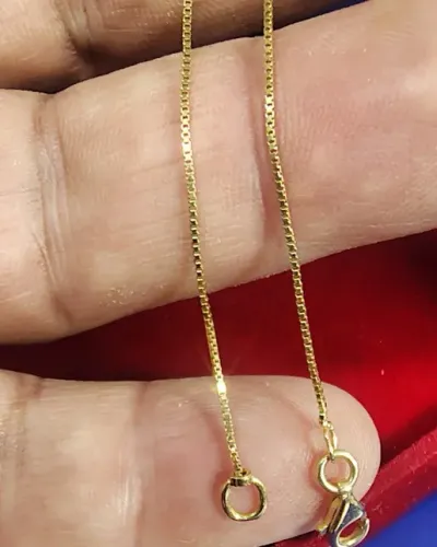 Pulseira Ouro18 Kilates Peso 1.15 Gramas 20 Cm 0.5 mm