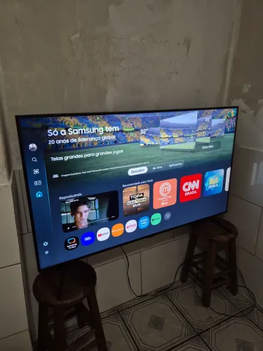 Televisão 50 samsung cystal 4k 3 em 1