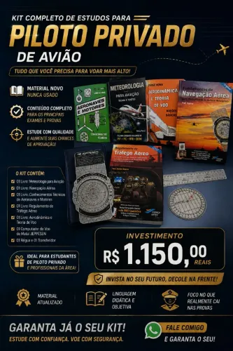 MATERIAL DE ESTUDO DE PILOTO PRIVADO DE AVIÃO