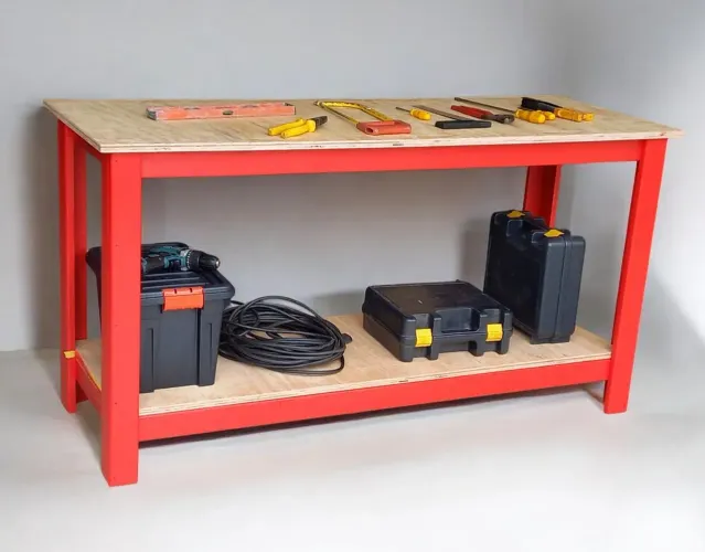 Mesa Bancada em Madeira