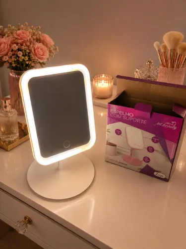 Espelho LED para Maquiagem / Skincare