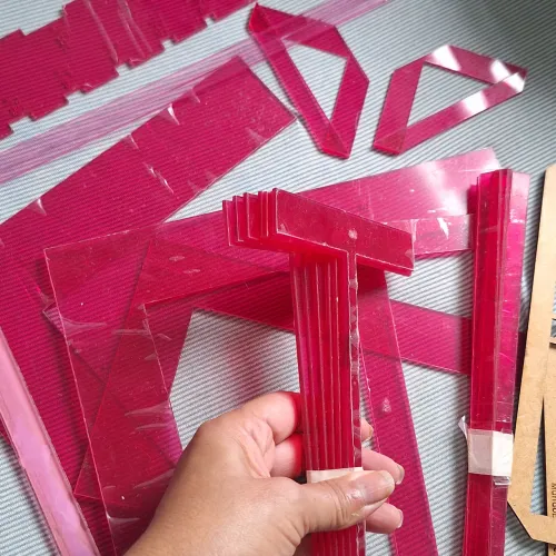 Kit de réguas para cartonagem 