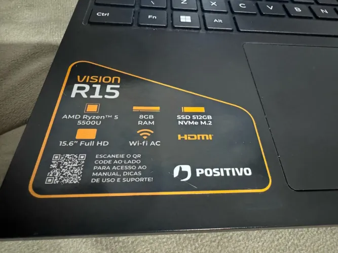 Notebook GAMER R58512AI-15 - AMD Ryzen 5 | 16 GB RAM | SSD 477 GB