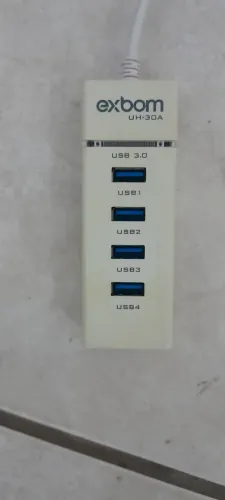 Exbom UH-3OAHub 4 Portas USB, 3.0, USB1 - USB4
