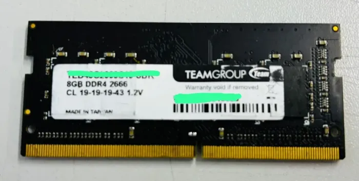 Memória RAM TeamGroup Elite 8GB DDR4 SODIMM 2666MHz