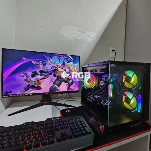 PC Gamer - Ryzen 7 5700X3D + 32GB + SSD 512GB + RTX 4060