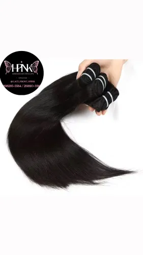 CABELO HUMANO VIETNAMITA 100g  45 cm LISO E ONDULADO ( na tela ou no elástico )