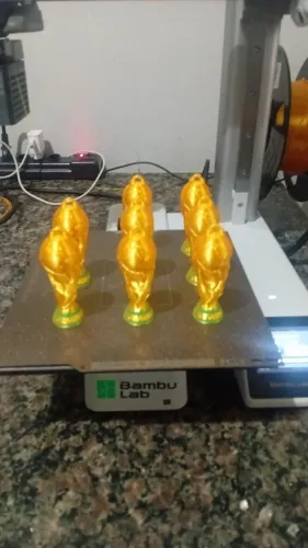 CHAVEIRO TAÇA DA COPA DO MUNDO 3D