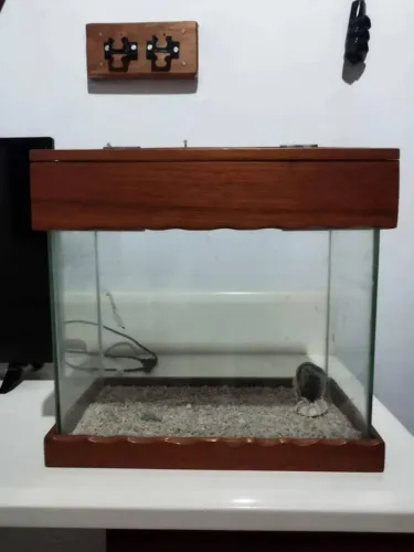? Aquário 29 Litros ? VIDRO TRINCADO