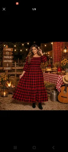 Vestido xadrez