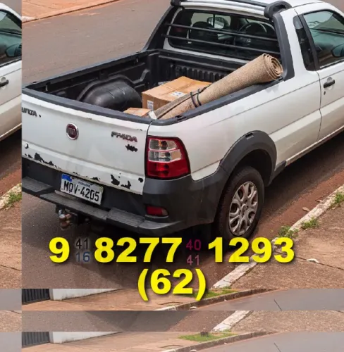 frete rápido em carro aberto, disponível hoje em parque amazônia e pedro ludovico