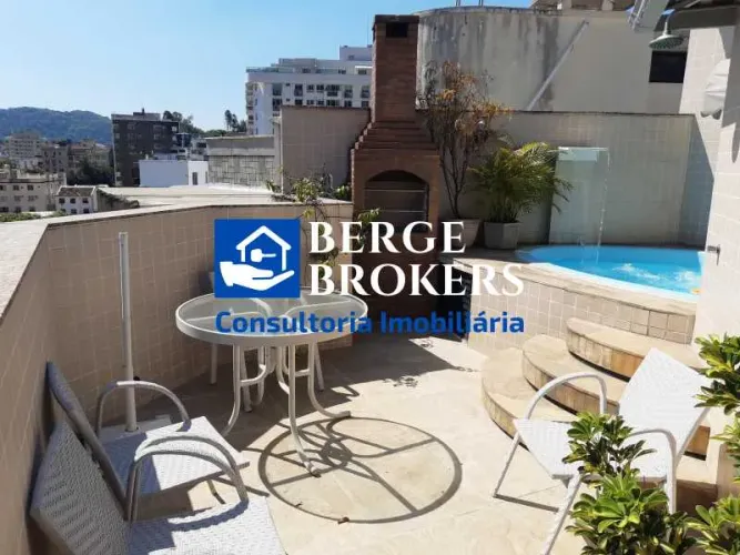 Cobertura duplex com piscina, churrasqueira e 3 vagas na Tijuca!!