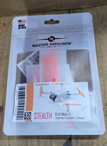 Hélice Dji Mini 3 Master Aircrew (Laranja)