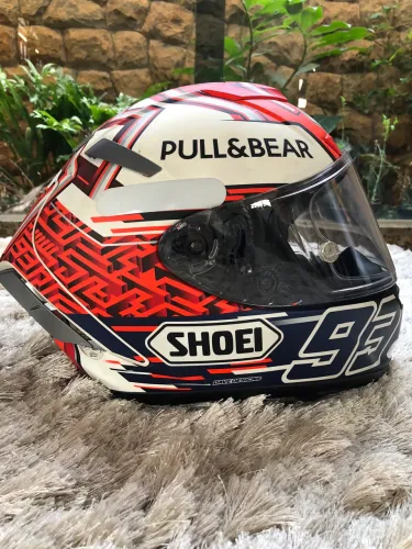 Shoei X-14 Márquez Pull&Bear Edição Limitada + Comunicador Acoplado