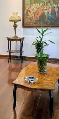 MESA DE CENTRO RETANGULAR ESTILO LUIZ XV