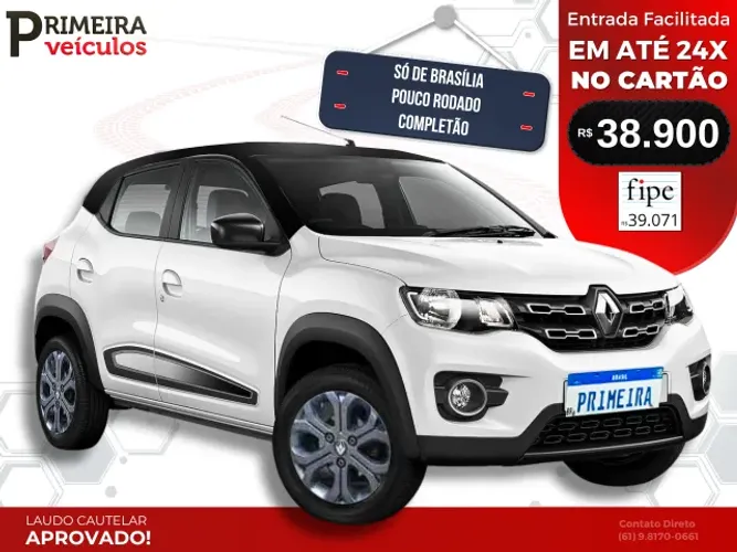 Renault Kwid Intense 1.0 Flex 12V 5P Mec. 2019