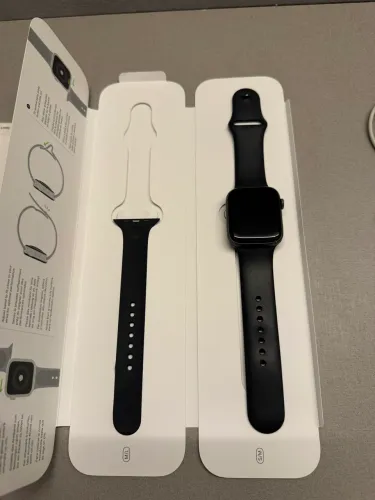 Apple whatch SERIES 5 Space Gray Aluminum Case Black Sport 44mm usado em otimo estado