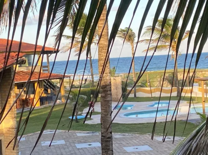 Beira Mar Apartamento Estilo Chalé Mobiliado em Condomínio em Santa Rita Natal RN
