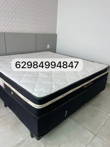 Cama box super king molas ensacadas ate 10x s juros
