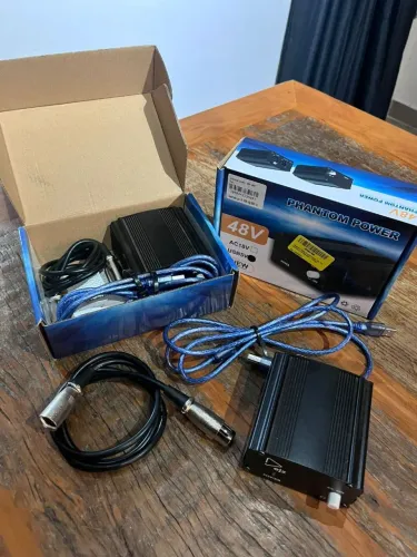 Phatom Power USB Microfone Condensador