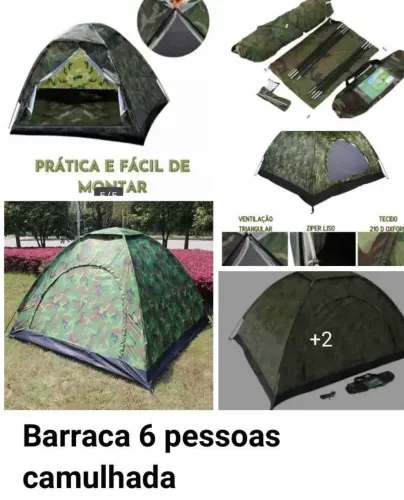 Vendo uma barraca para 06 pessoas